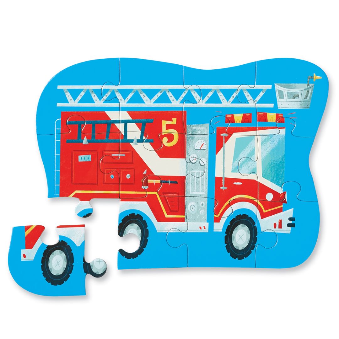 Mini Puzzle - 12 PC Fire Truck
