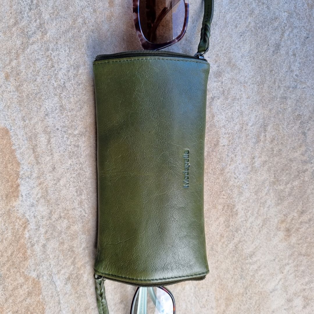 Double-sided Glasses Case Olive