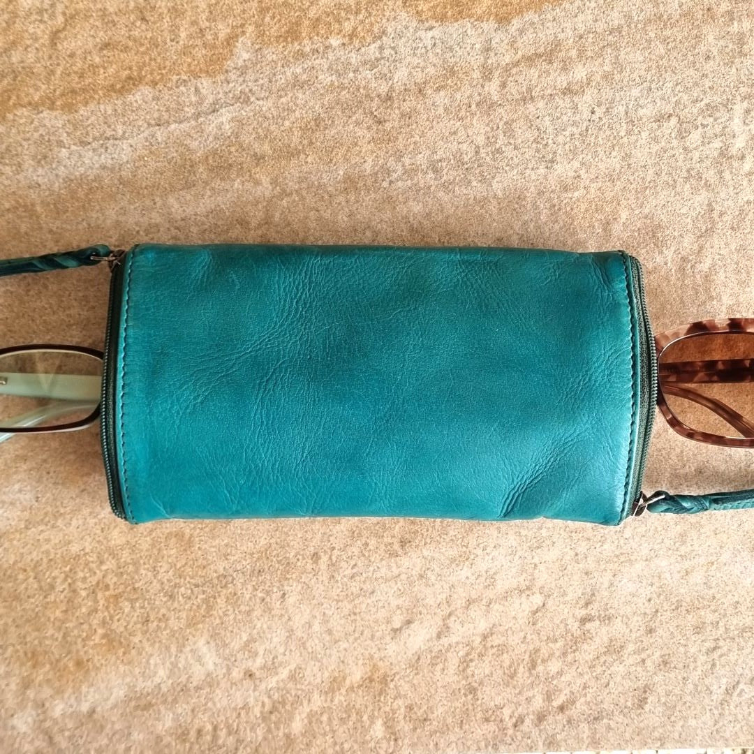 Double-sided Glasses Case Teal