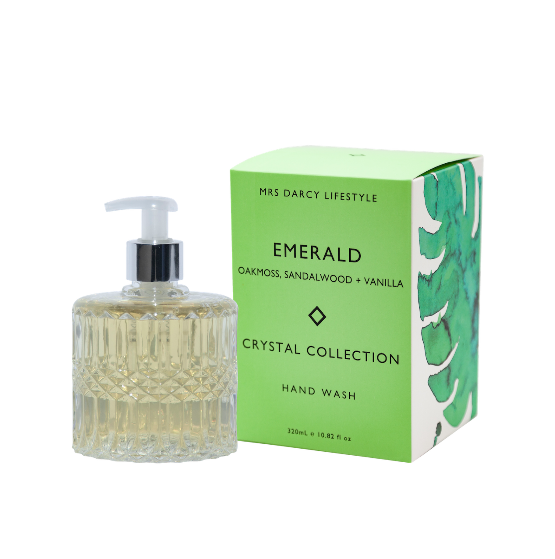 Emerald + Oakmoss, Sandalwood and Vanilla Hand Wash