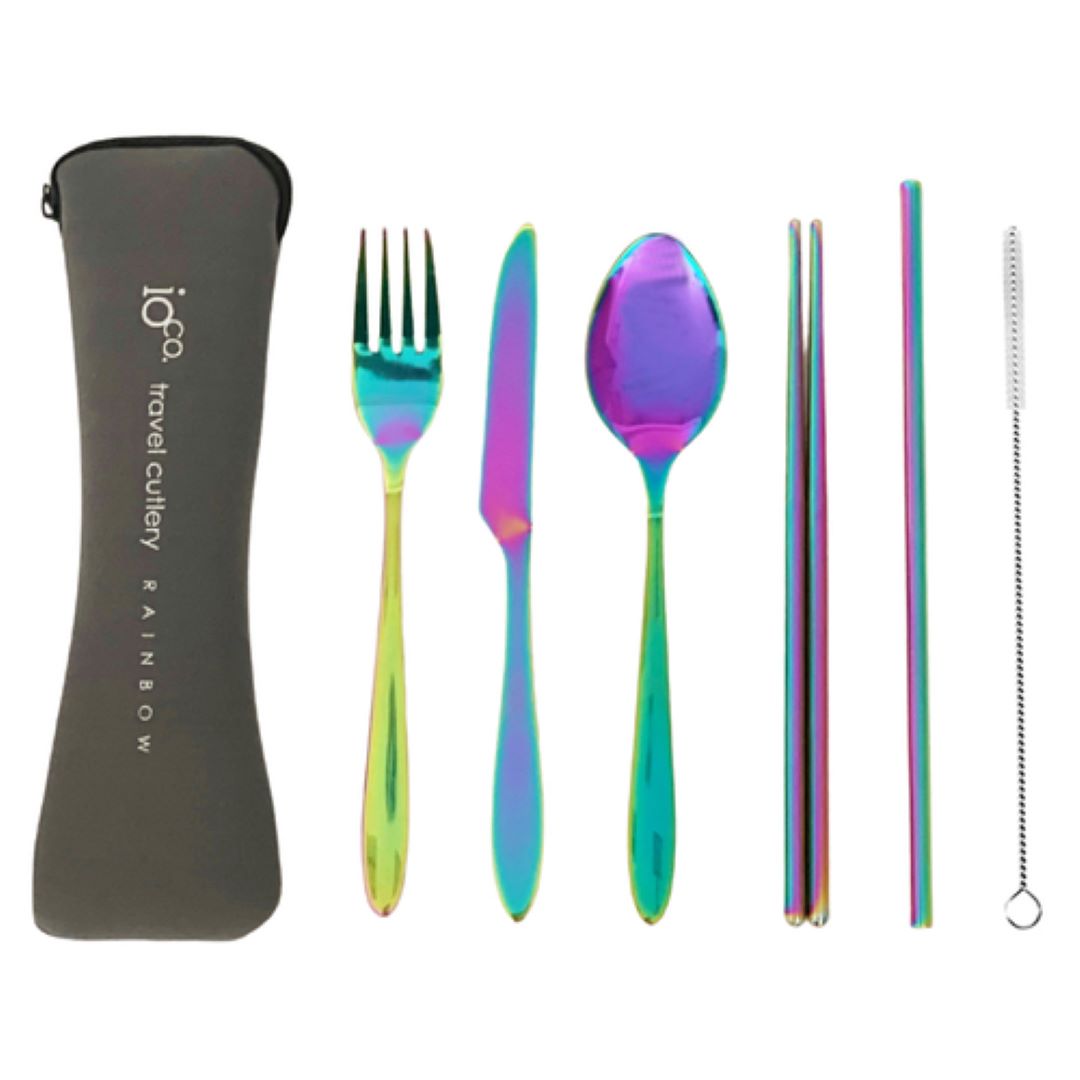 Rainbow Travel Cutlery