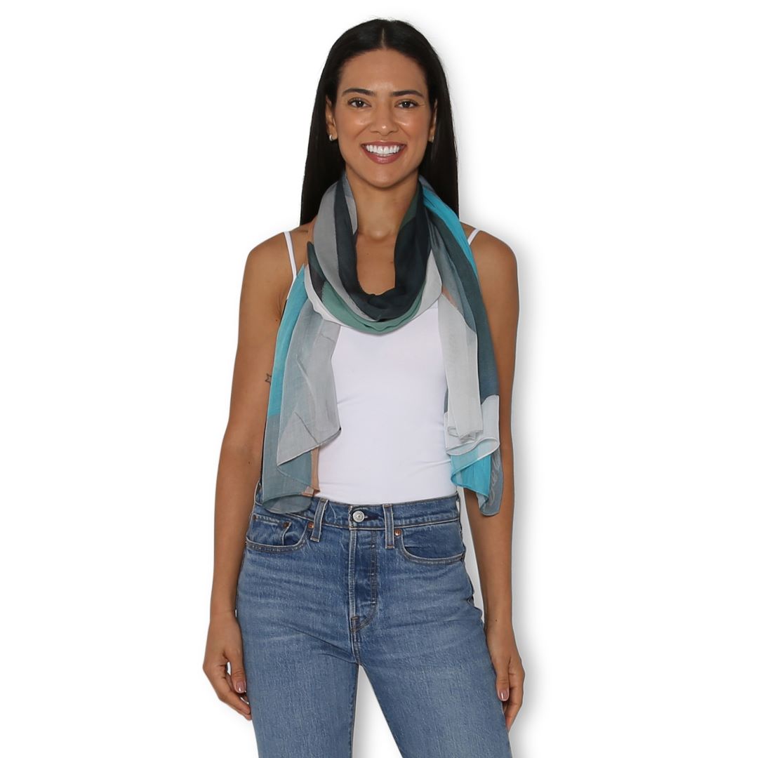 Artists Label Scarf - Moon Tide