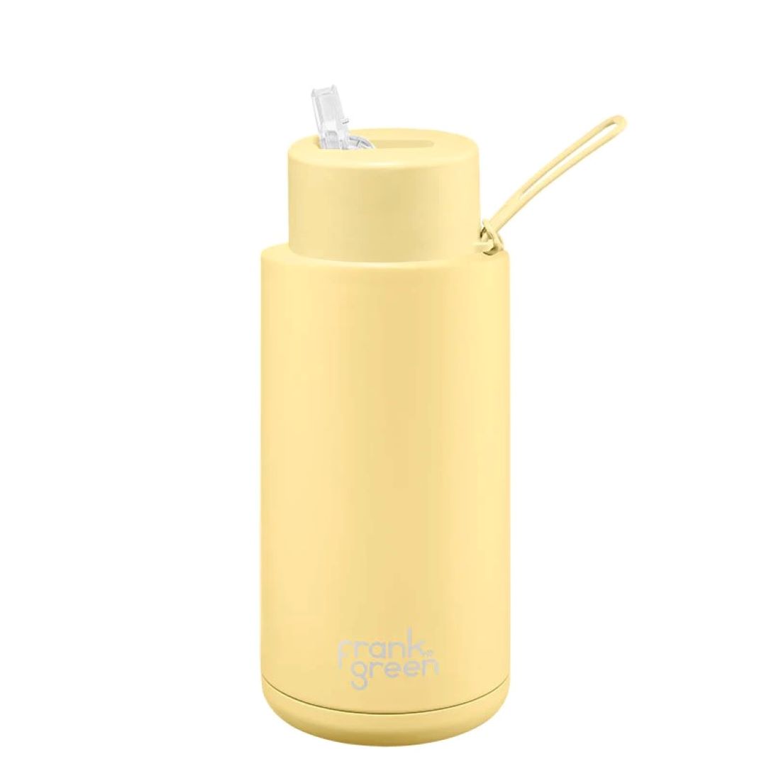 Frank Green Ceramic Bottle Buttermilk 1Lt