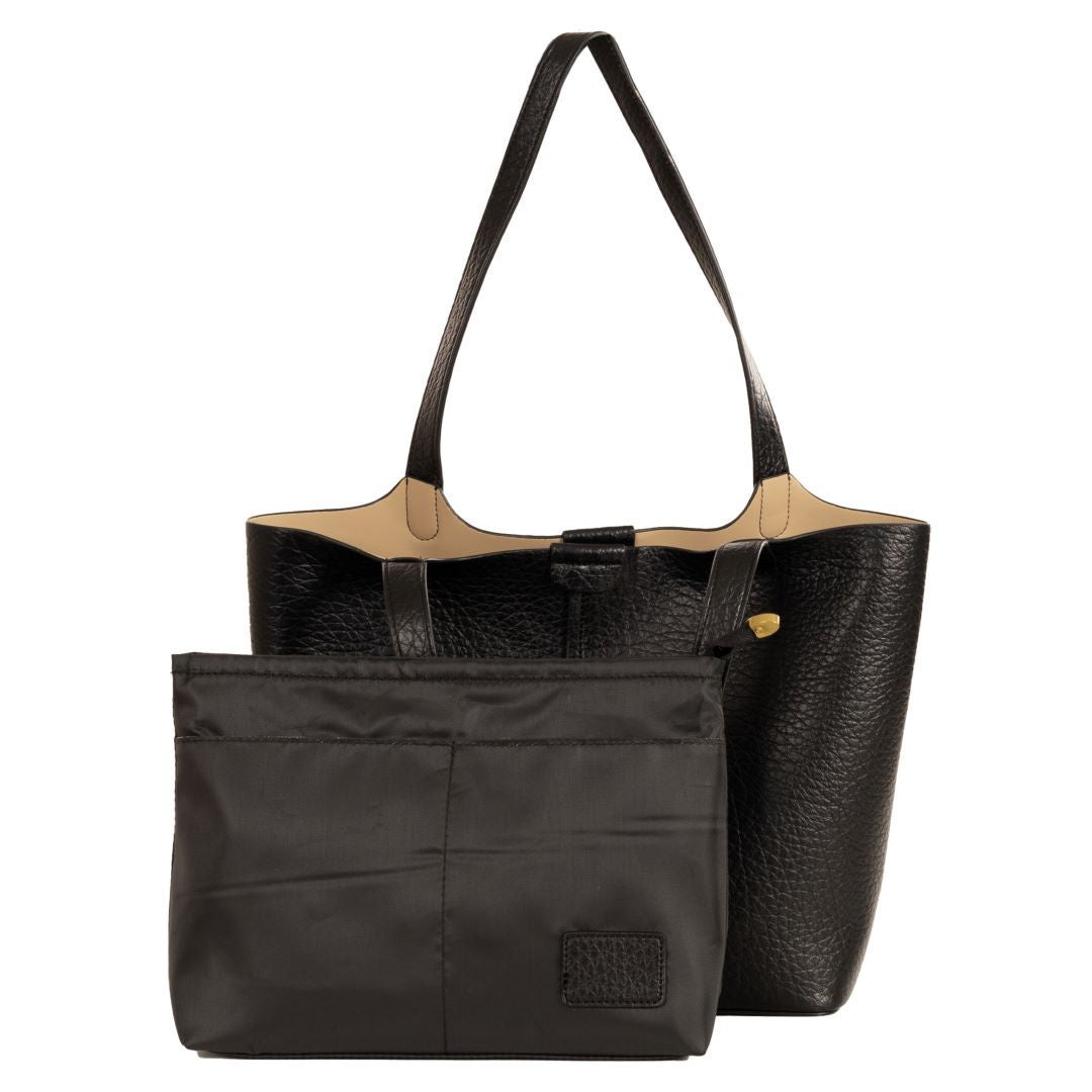 Ariel Tote Black Bag