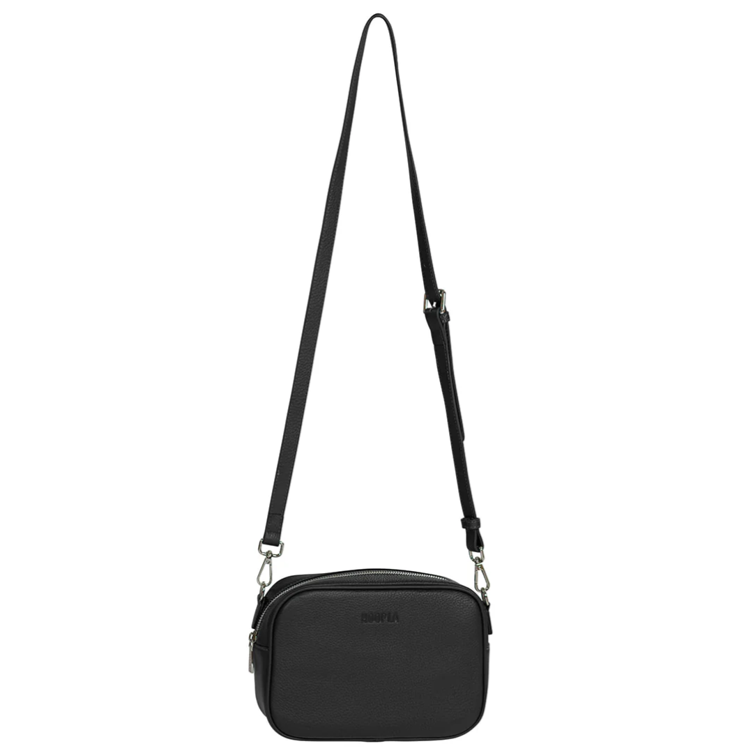 Black Soft Crossbody Box Bag