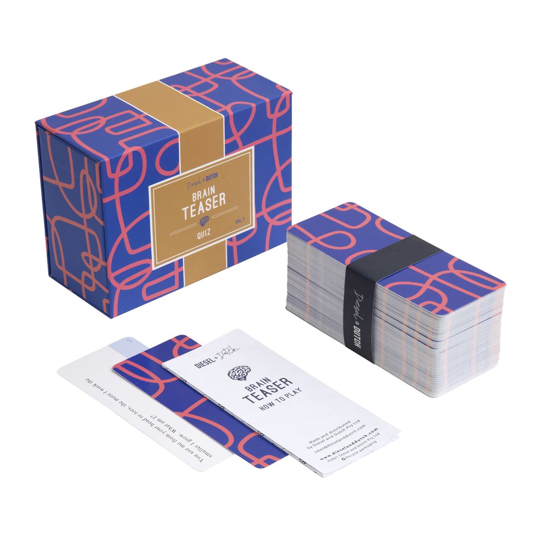 Brain Teaser Trivia Box