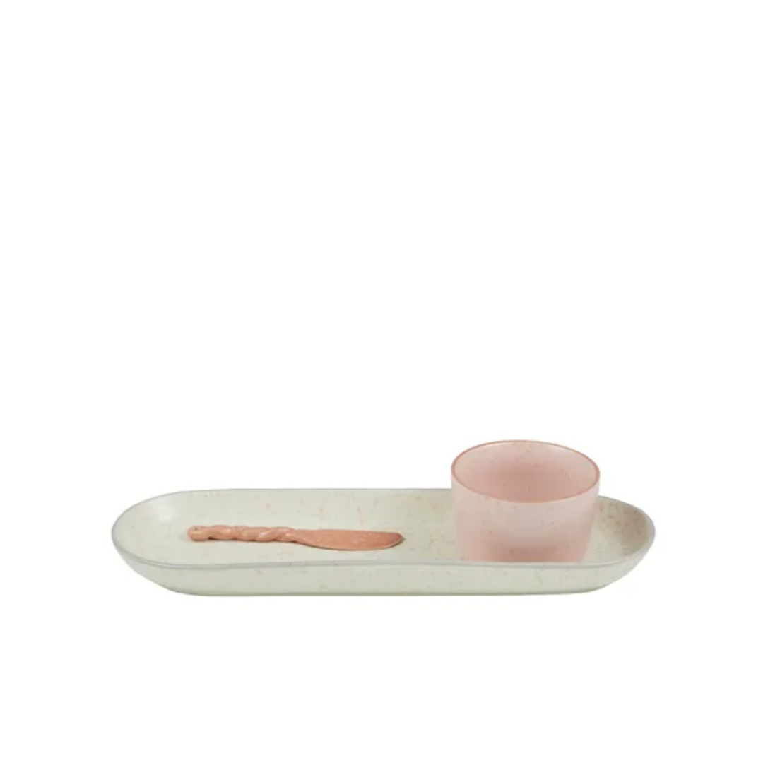 Carla Ceramic 3 pc Serve Set