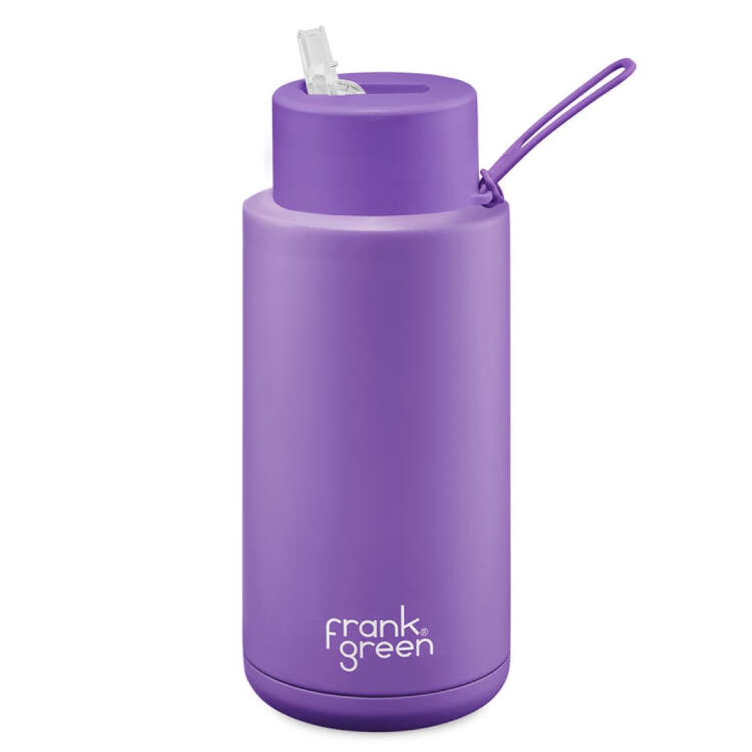 Frank Green Ceramic Bottle Cosmic Purple 1L