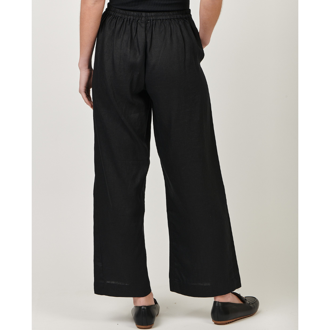Diedre Linen Pant - Black