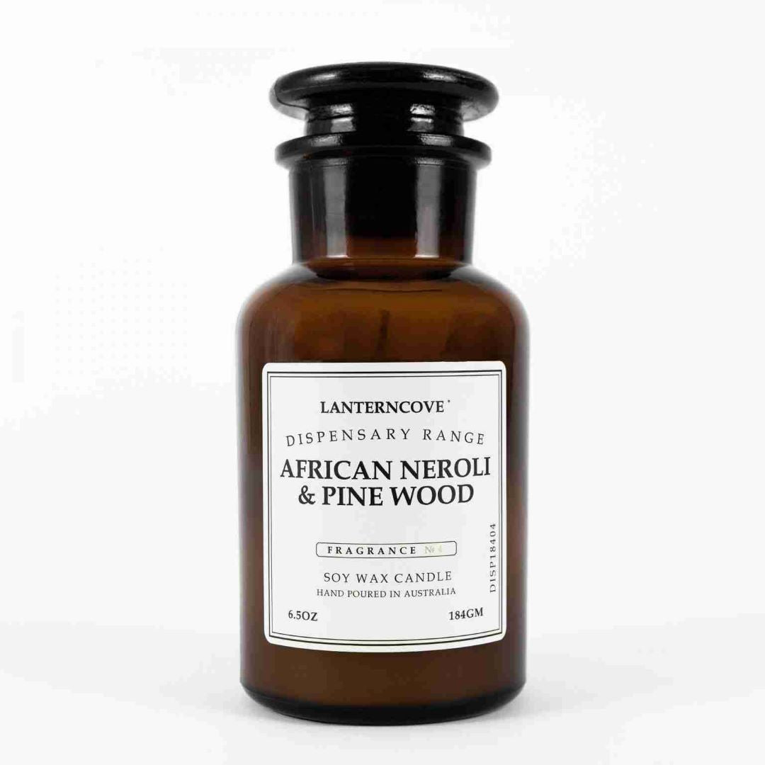 Dispensary Soy Wax Candle – African Neroli & Pinewood 6.5oz