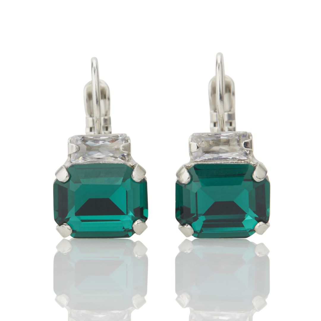 Emerald Rectangle & Baguette Crystal ER