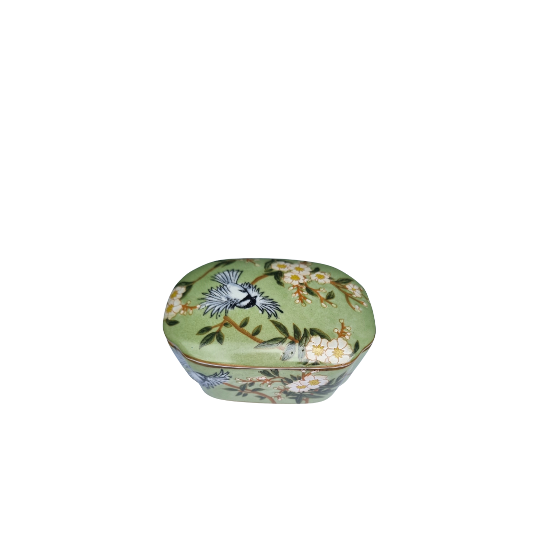 Fiori Moineau Lidded Trinket Box