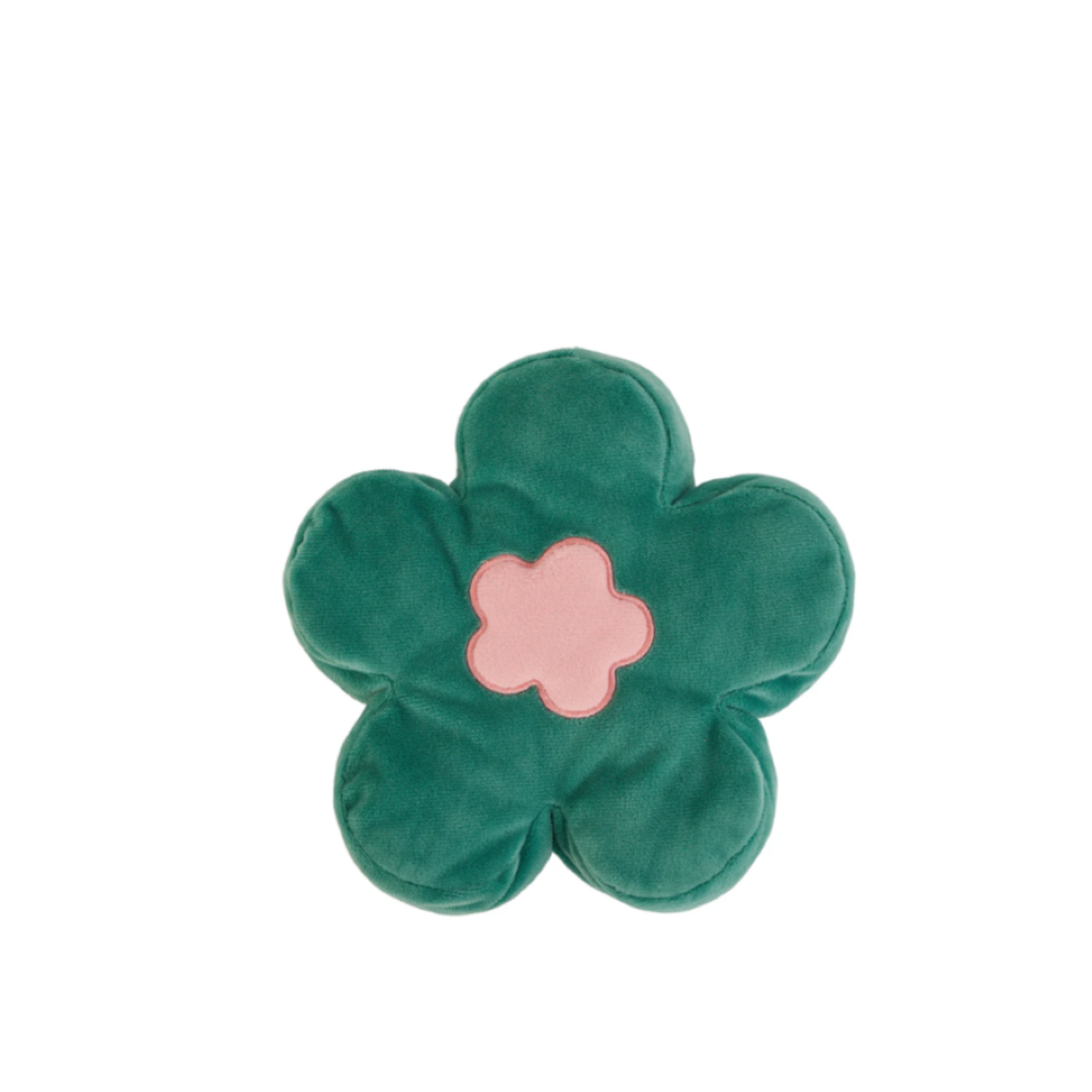 Flower Heatable Pillow - Green