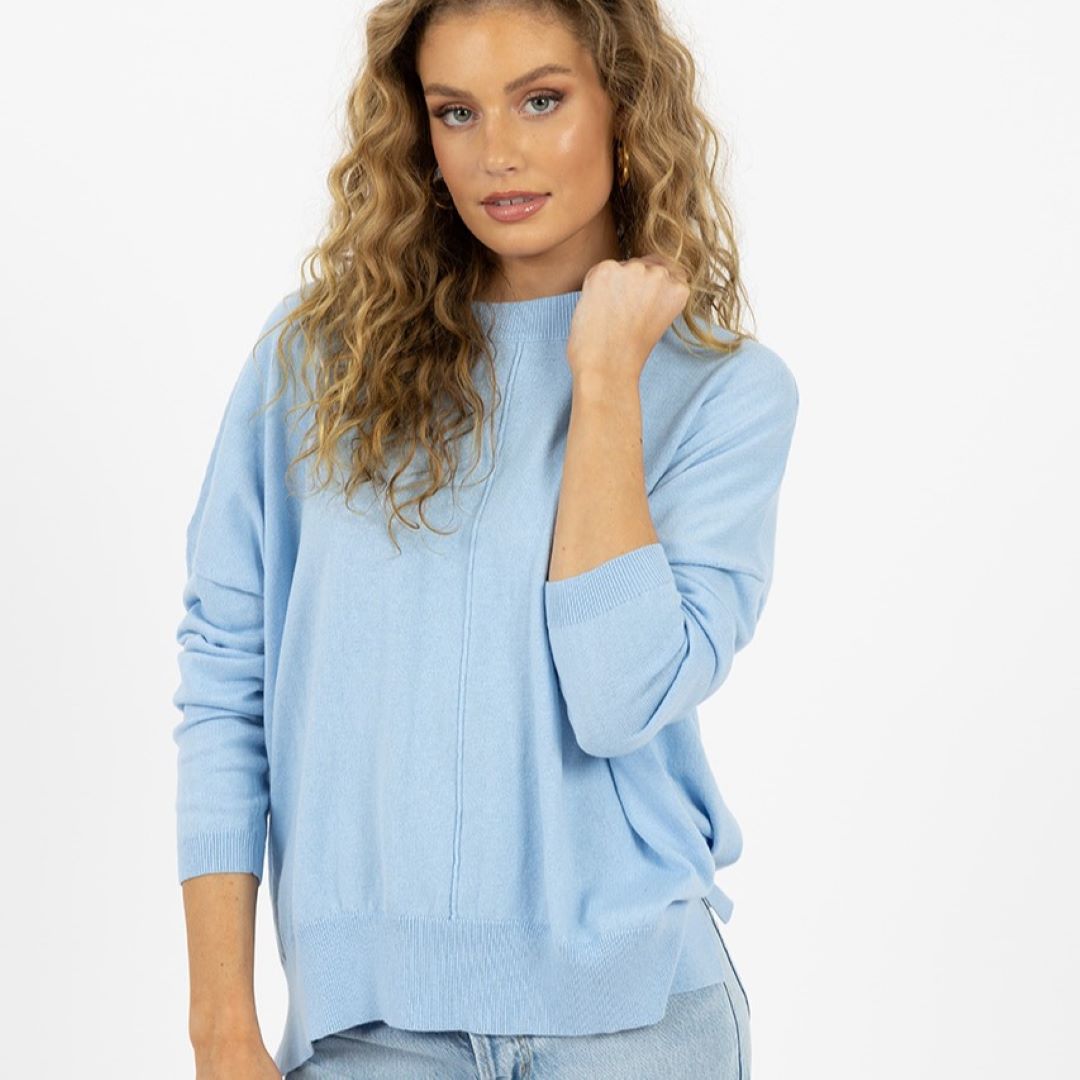 Klara Sweater- Light Blue