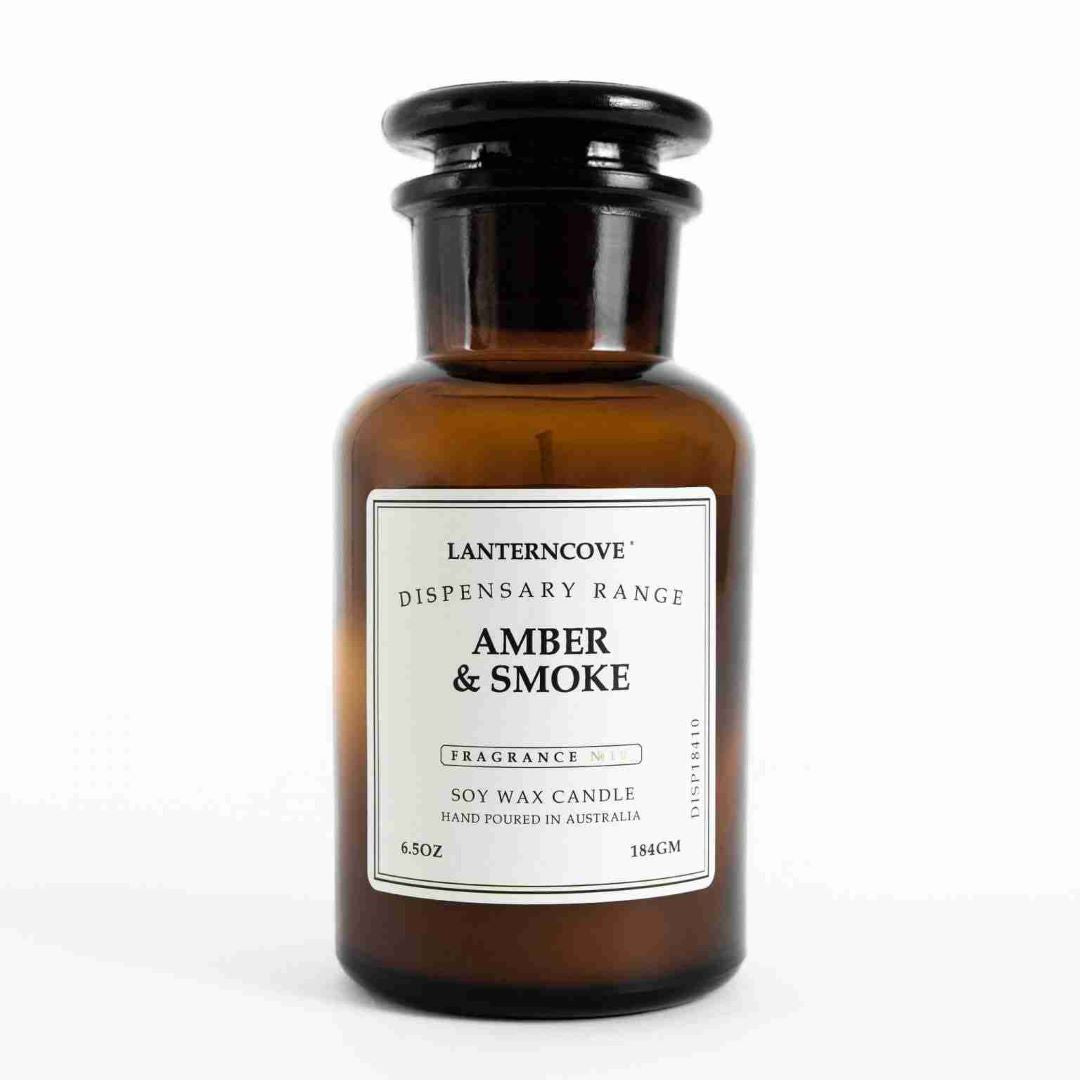 Dispensary Wax Candle – Amber + Smoke 6.5 oz