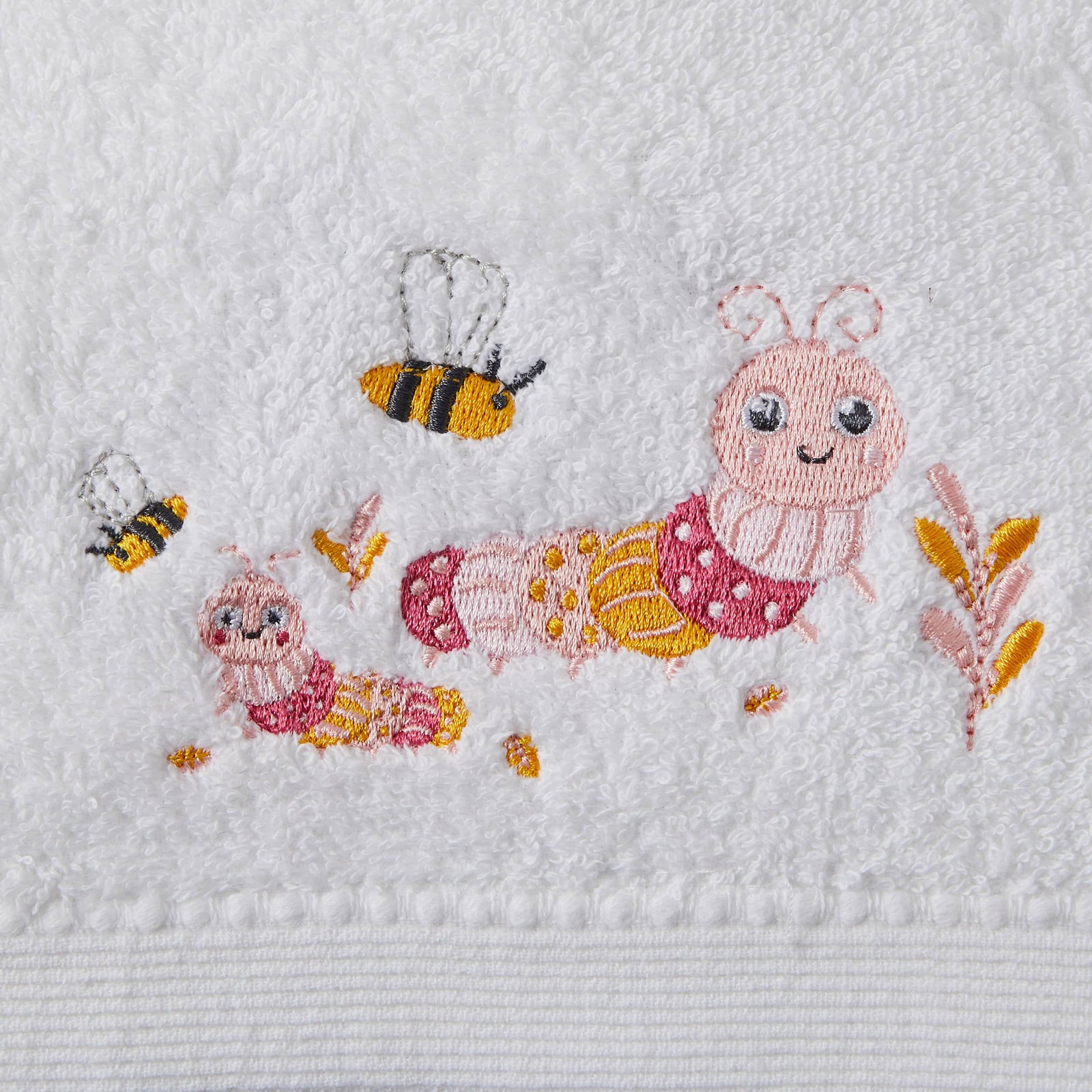 Pink Little Critters Bath Towel & Washer Set