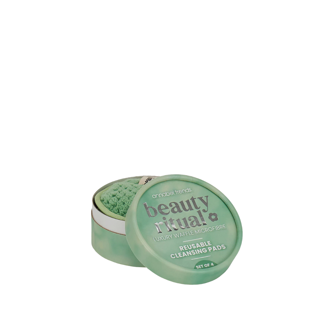 Luxury Waffle Cleansing Pads - Green