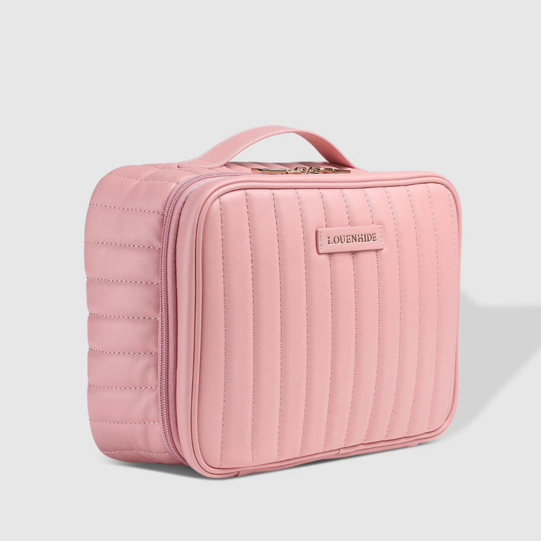 Maggie Cosmetic Case - Pale Pink