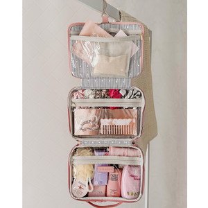 Maggie Cosmetic Case - Pale Pink