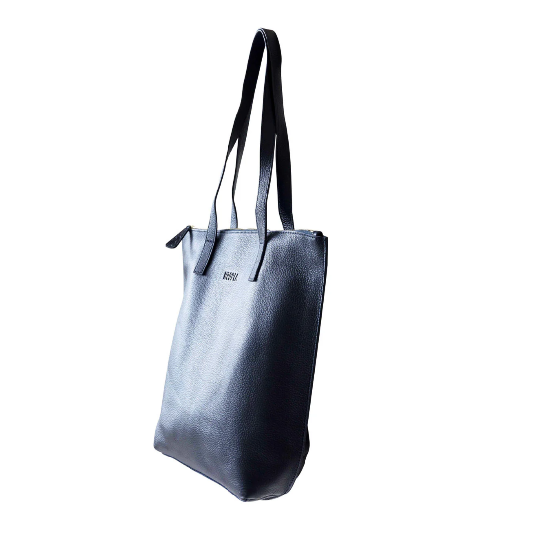 Navy Small Zip Tote
