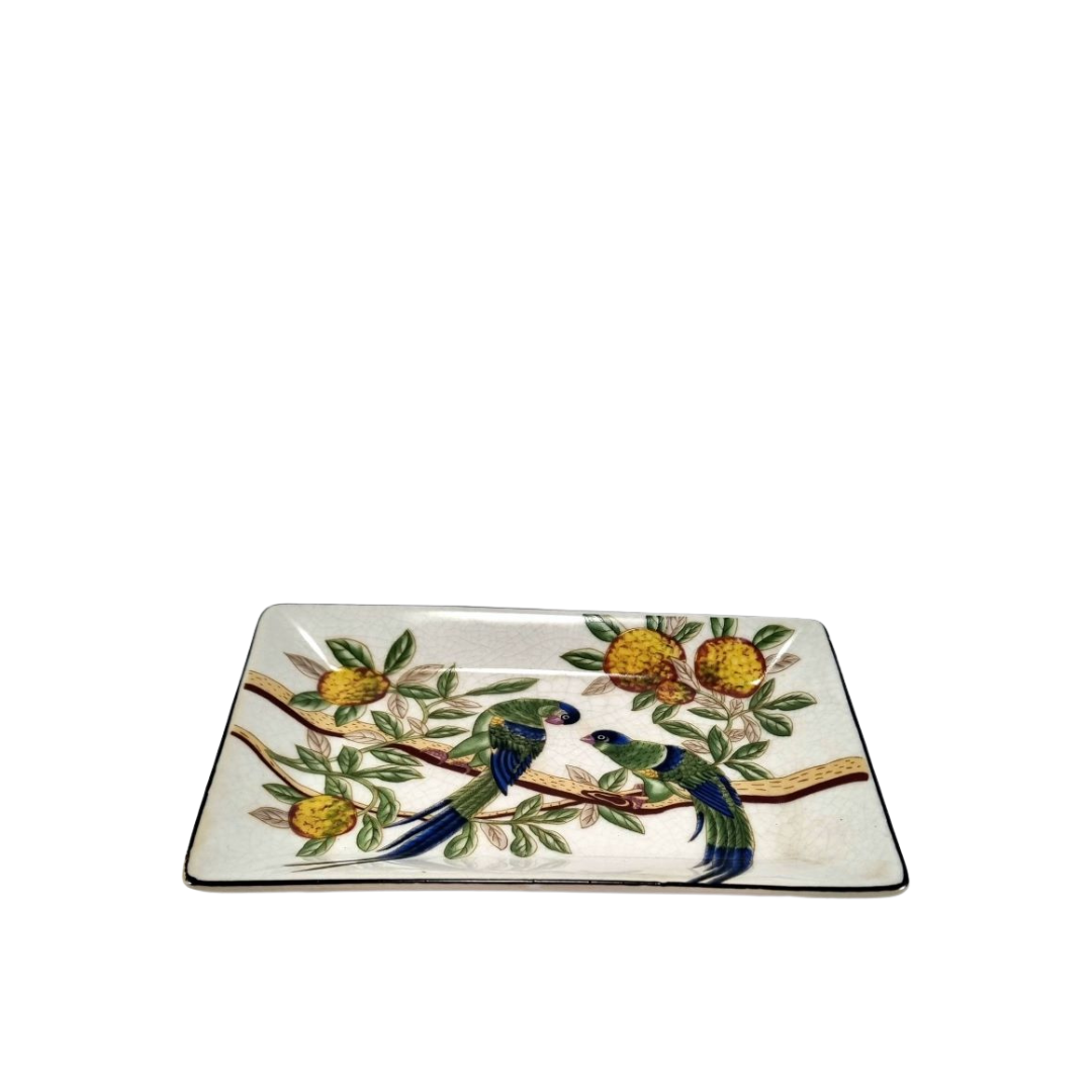 Small Rectangular Oiseaux-Citron Plate