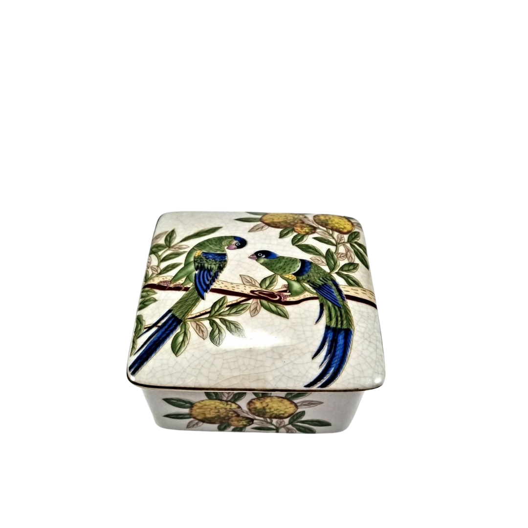 Oiseaux-Citron Lidded Trinket Box