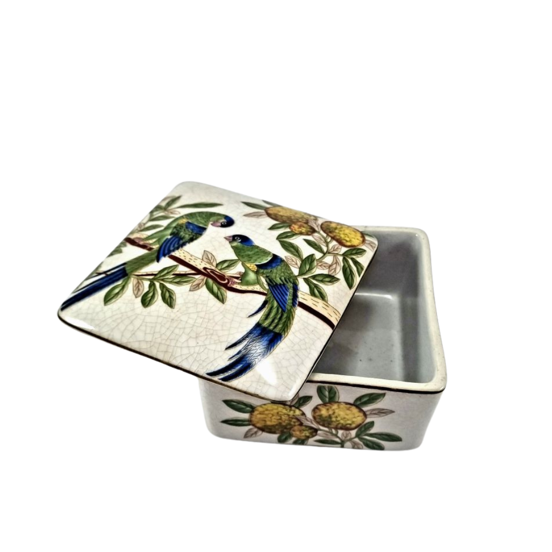 Oiseaux-Citron Lidded Trinket Box
