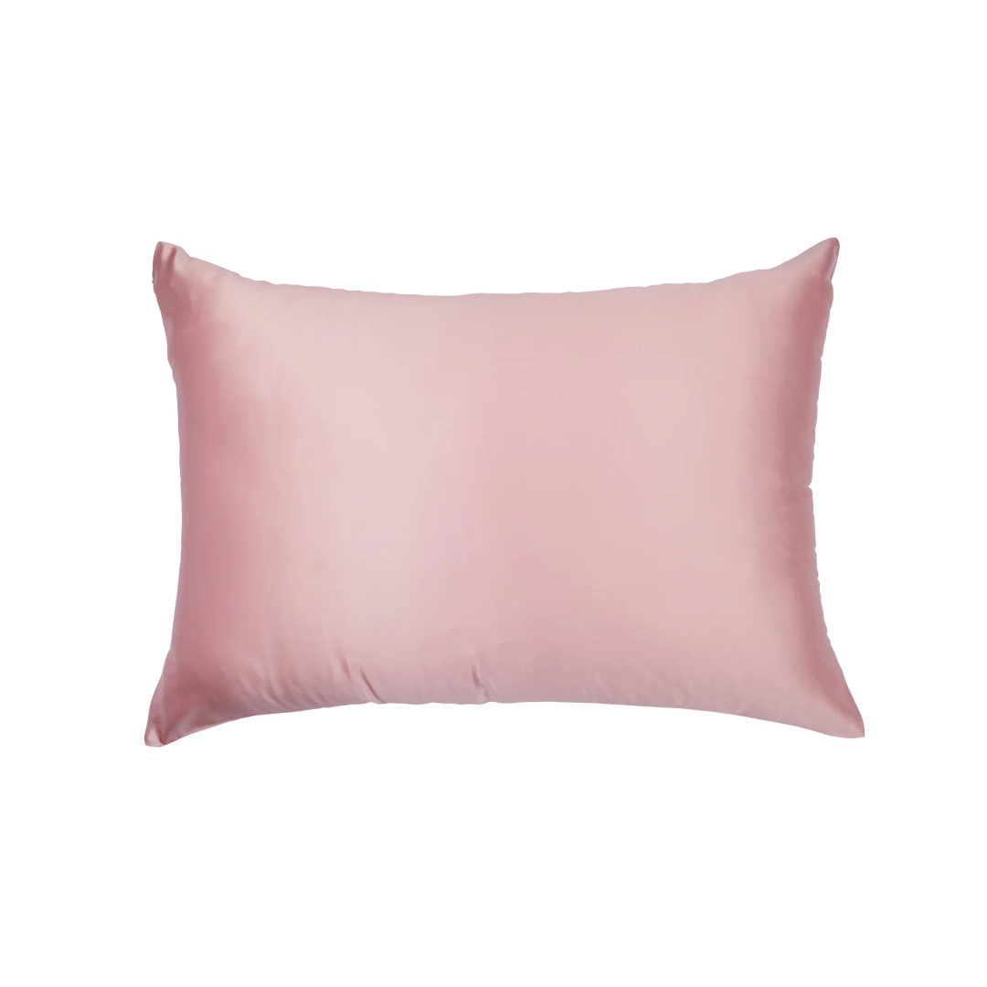 Pink Silk Pillowcase