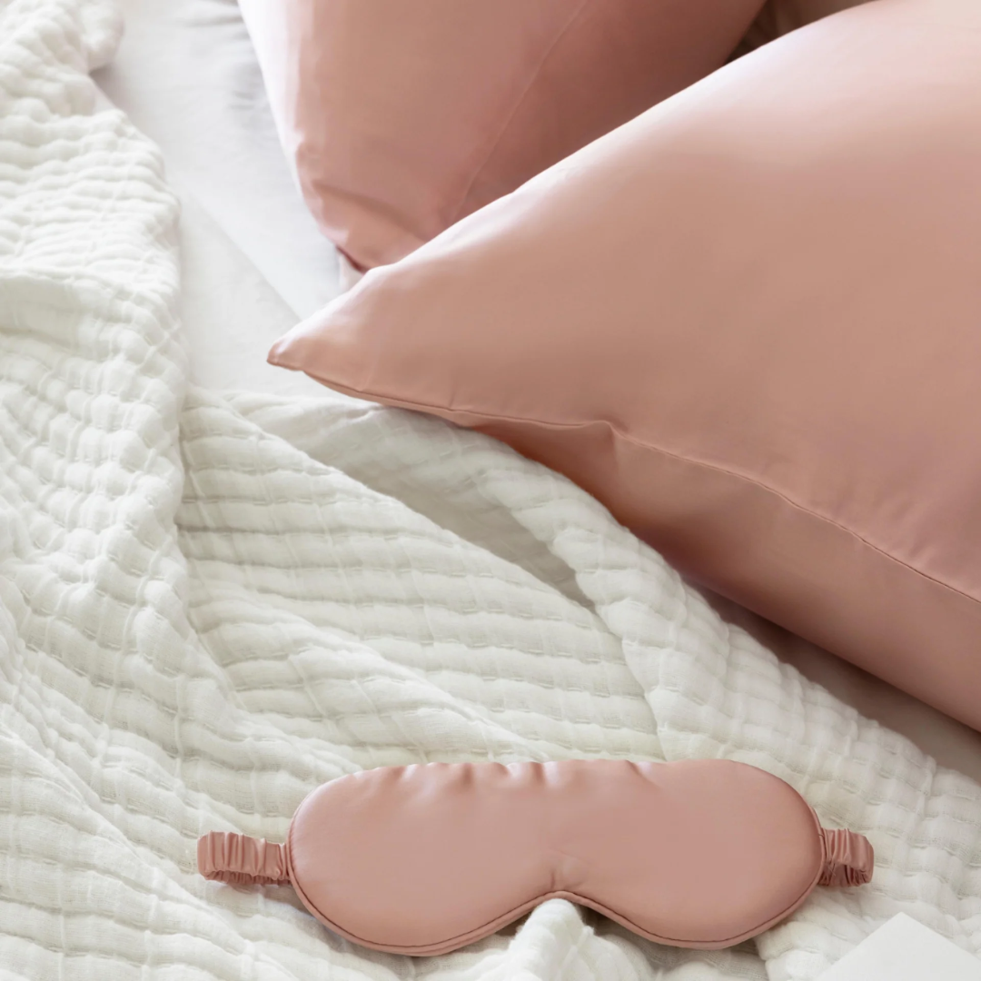 Pink Silk Pillowcase