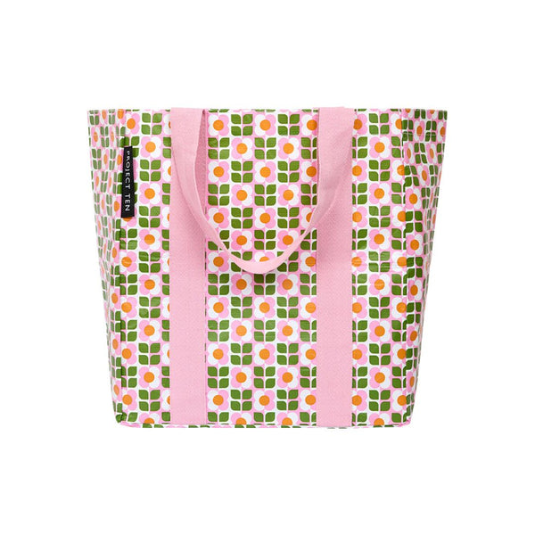 Flower Field Shopper - Vanilla House Coorparoo