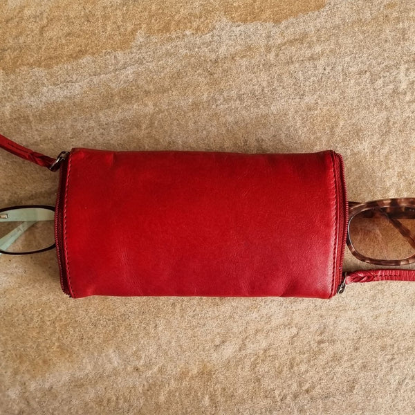 Doublesided Glasses Case Red Vanilla House Coorparoo