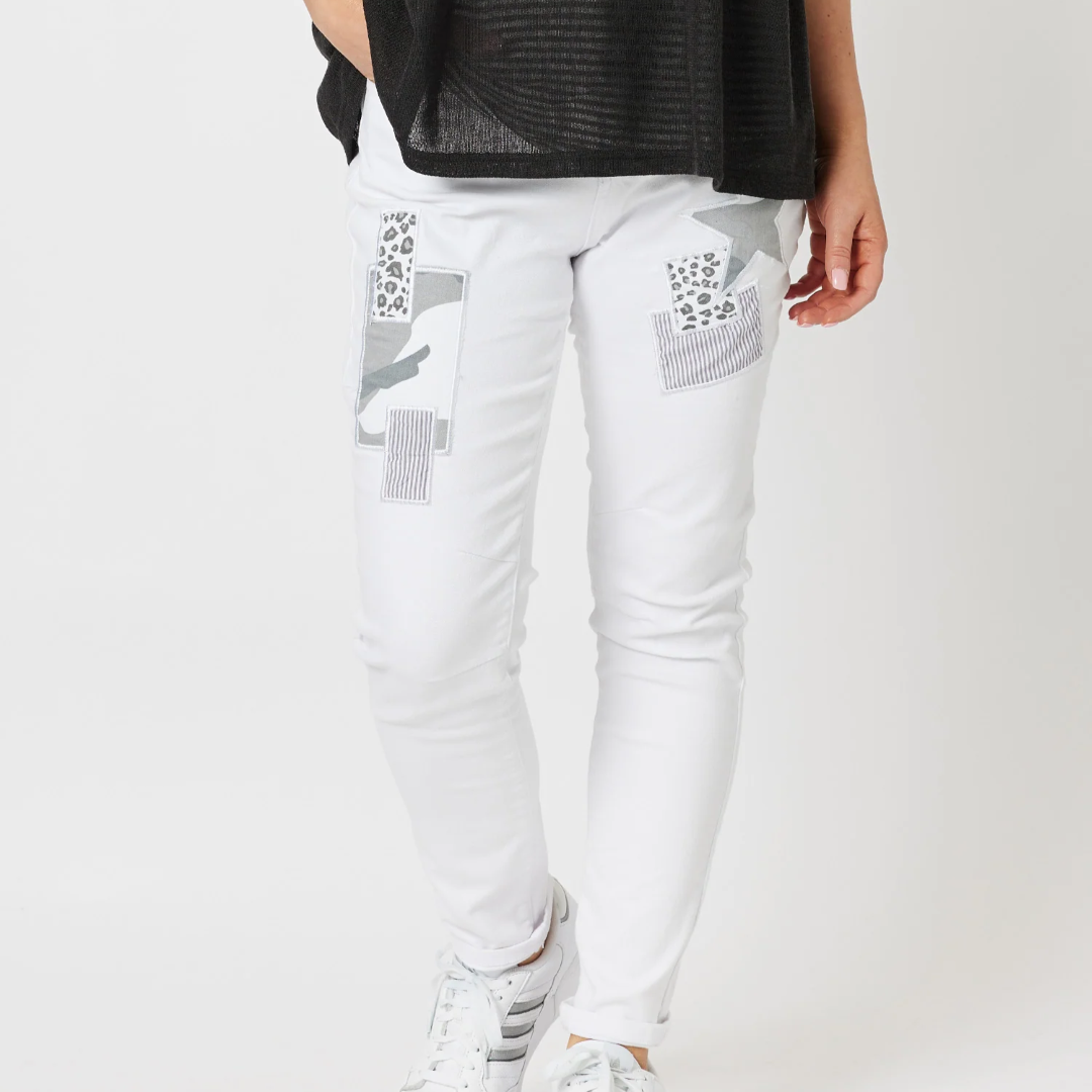 Stella Patch White Jean