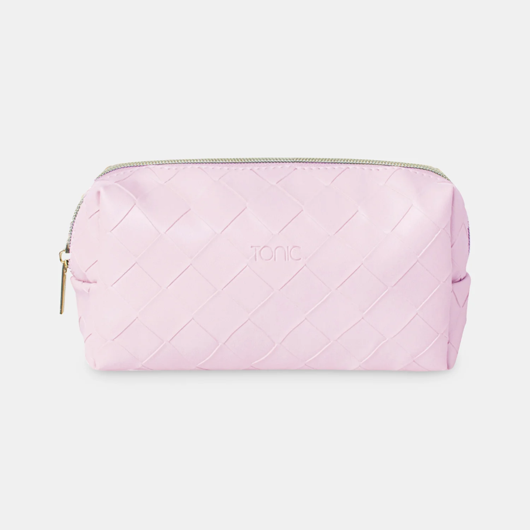 Woven Beauty Bag Peony