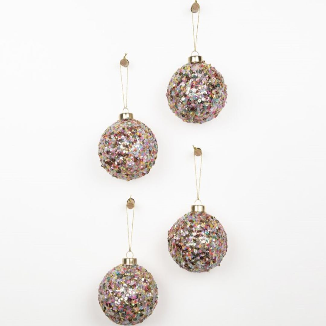 Wanderlust Hanging Baubles with Sequins