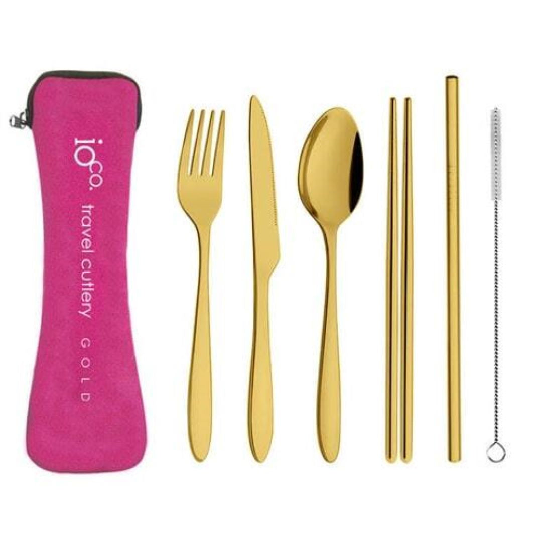 Hot Pink Travel Cutlery