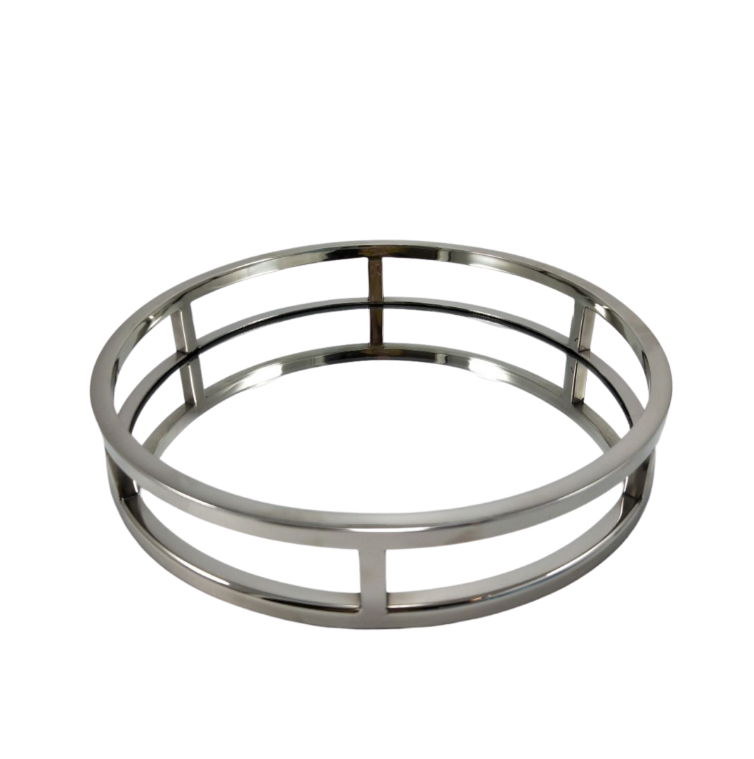 Mini Art Deco Mirror Round Tray