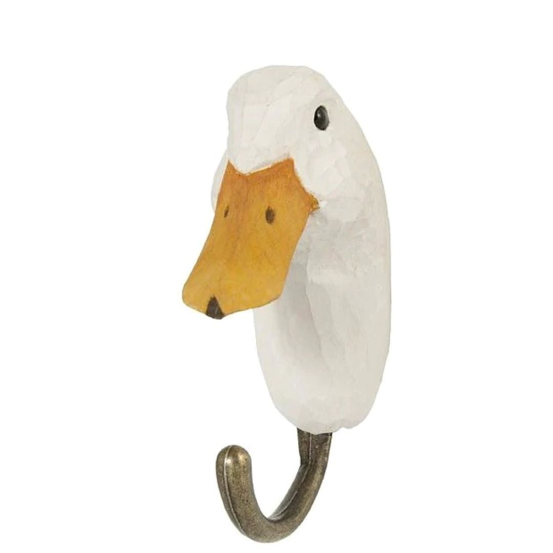 Hand Carved Duck Hook