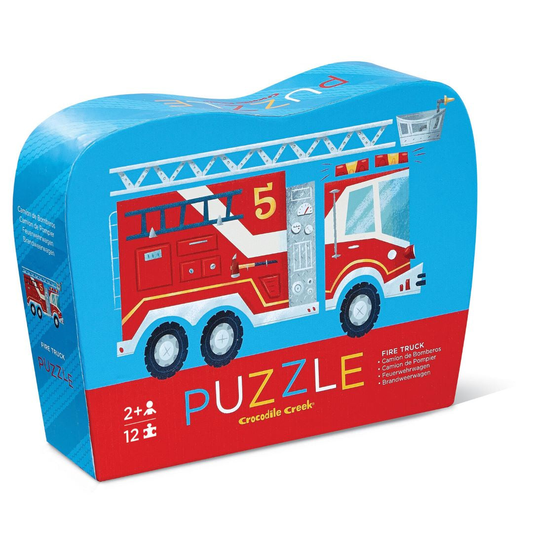 Mini Puzzle - 12 PC Fire Truck