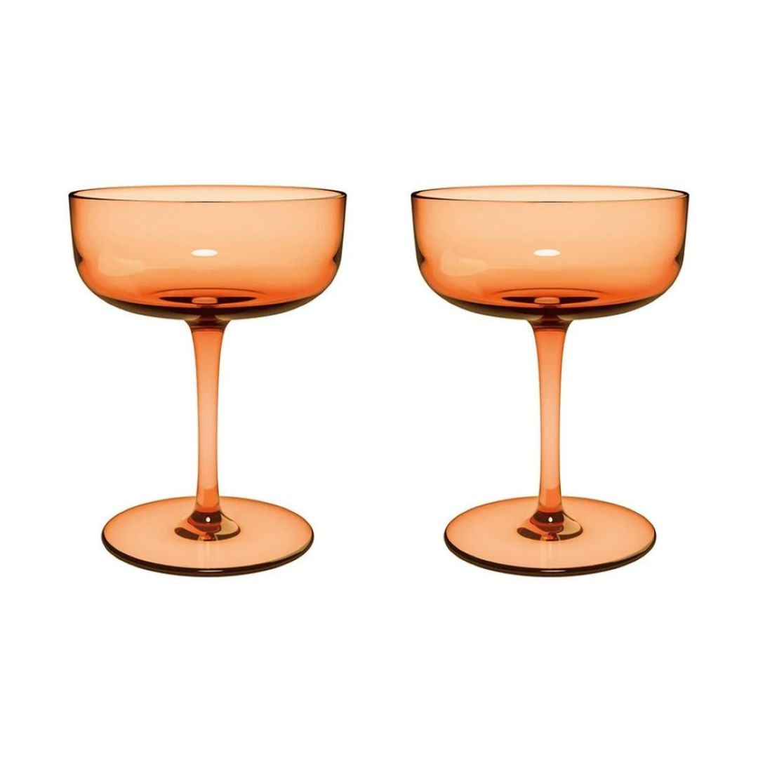 Like Champagne Coupe/Desert Bowl Apricot