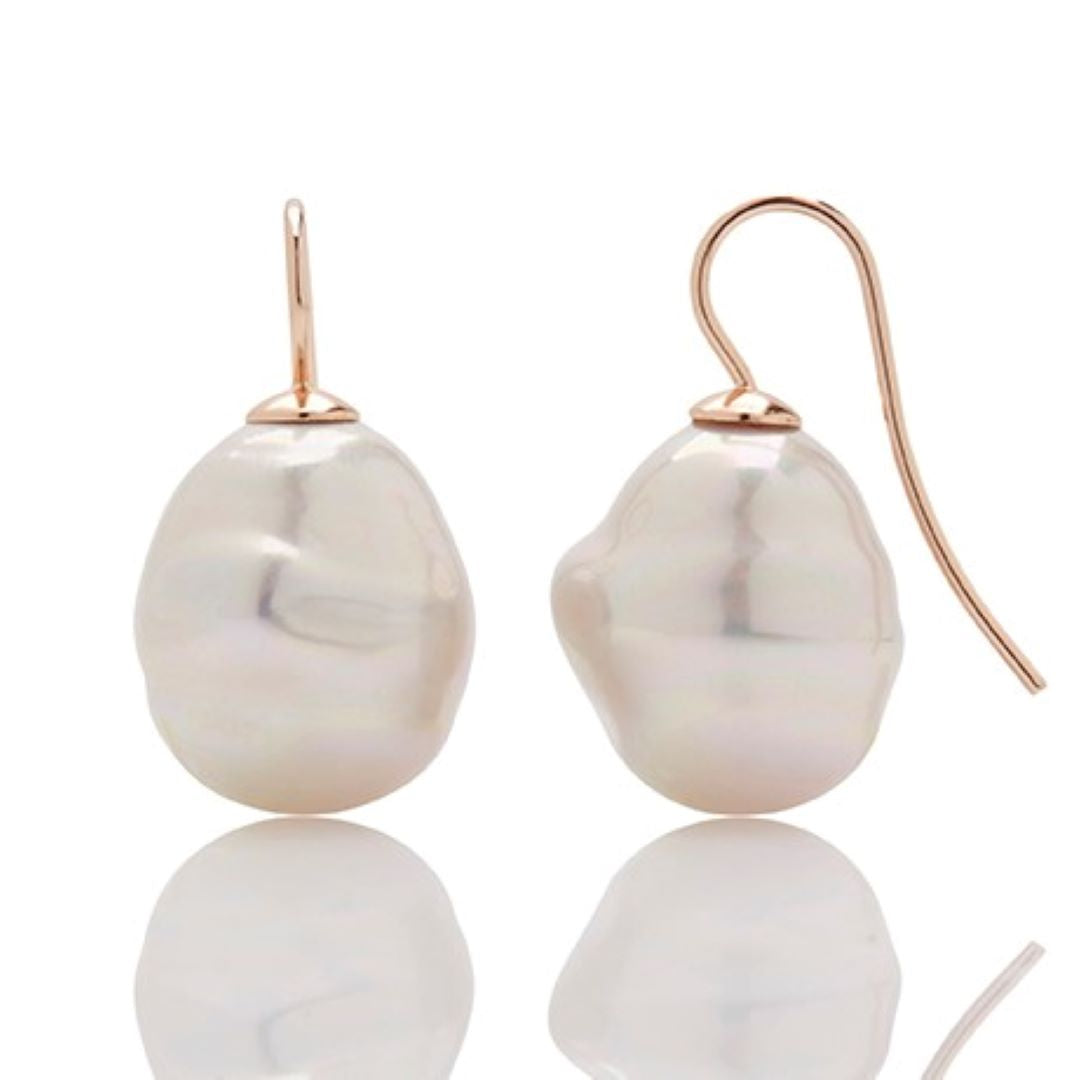 Medium Potato Pearl Earring