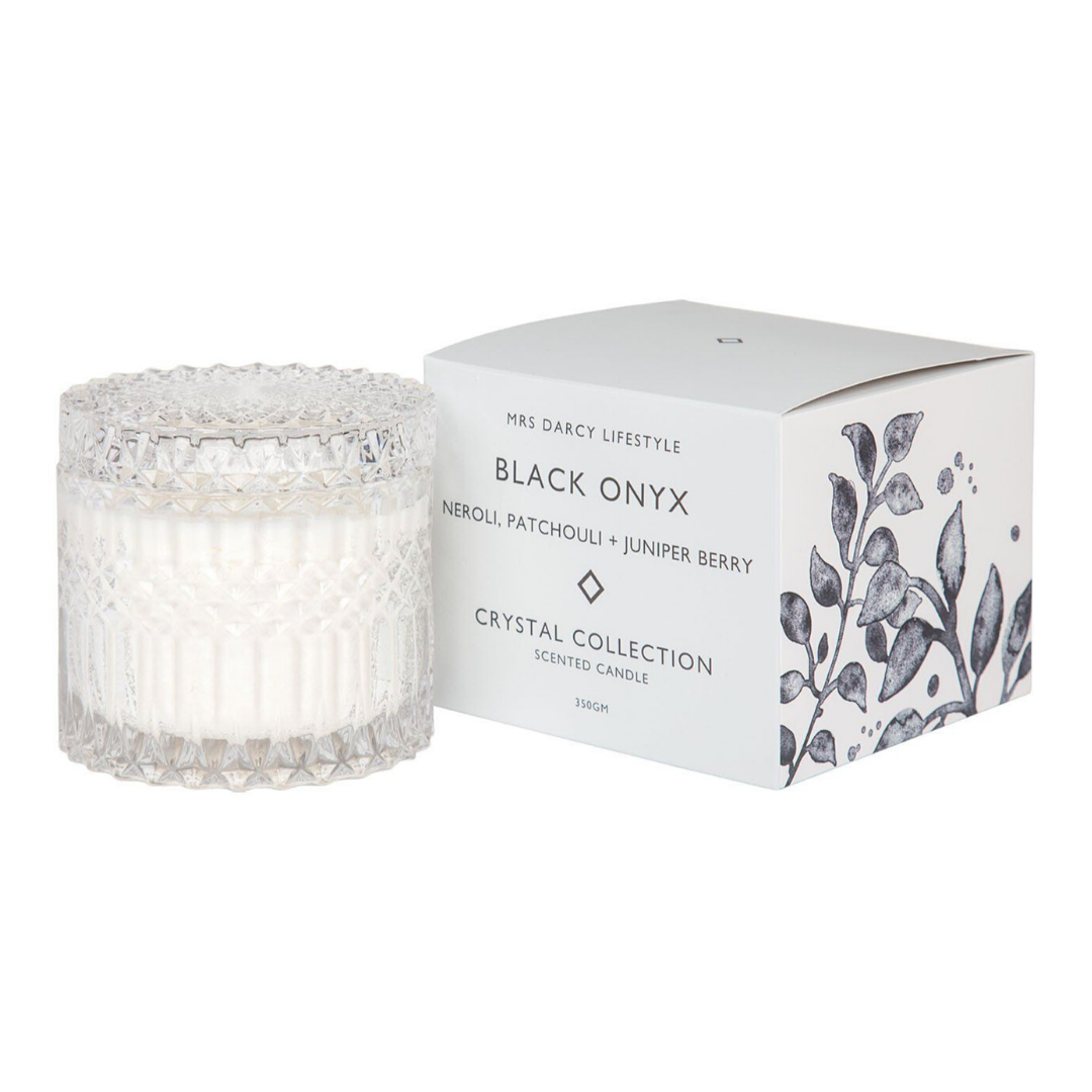 Black Onyx, Neroli, Patchouli + Juniper Berry Candle -Large