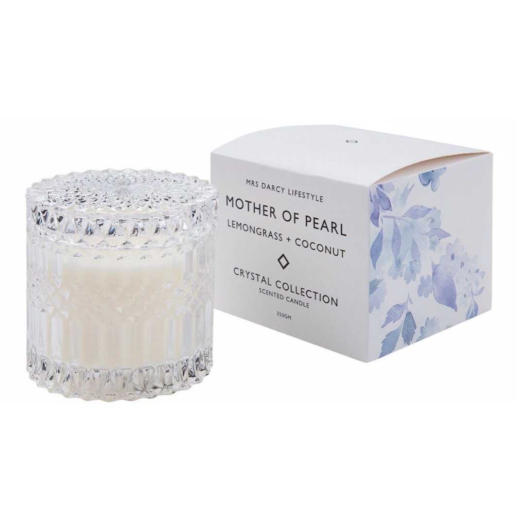 Mother of Pearl + Lemongrass and Coconut Candle - Large
