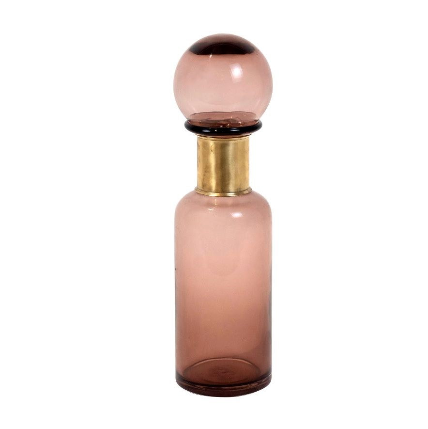 Plum Glass Bottle Medium