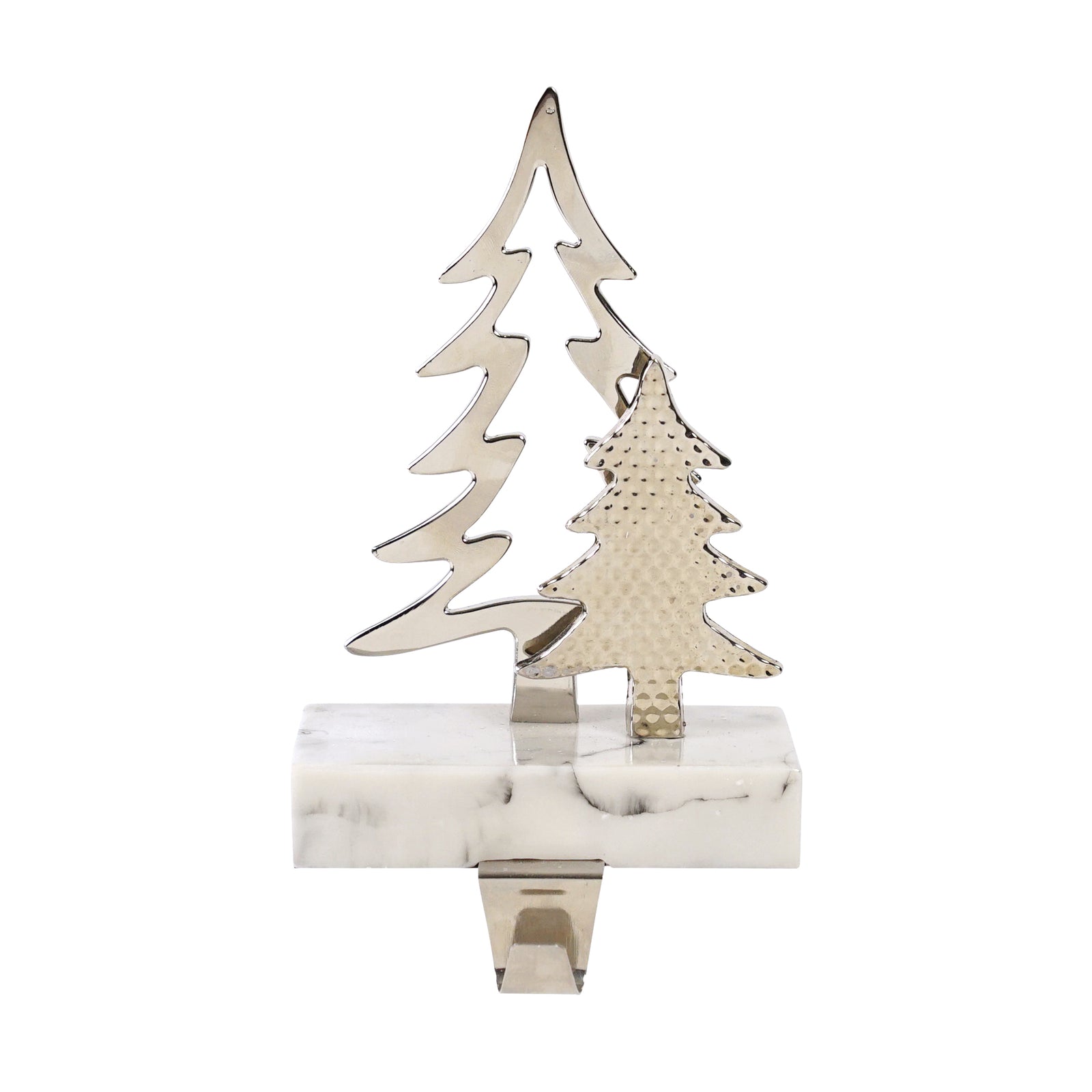 Stocking Holder Silver Tree