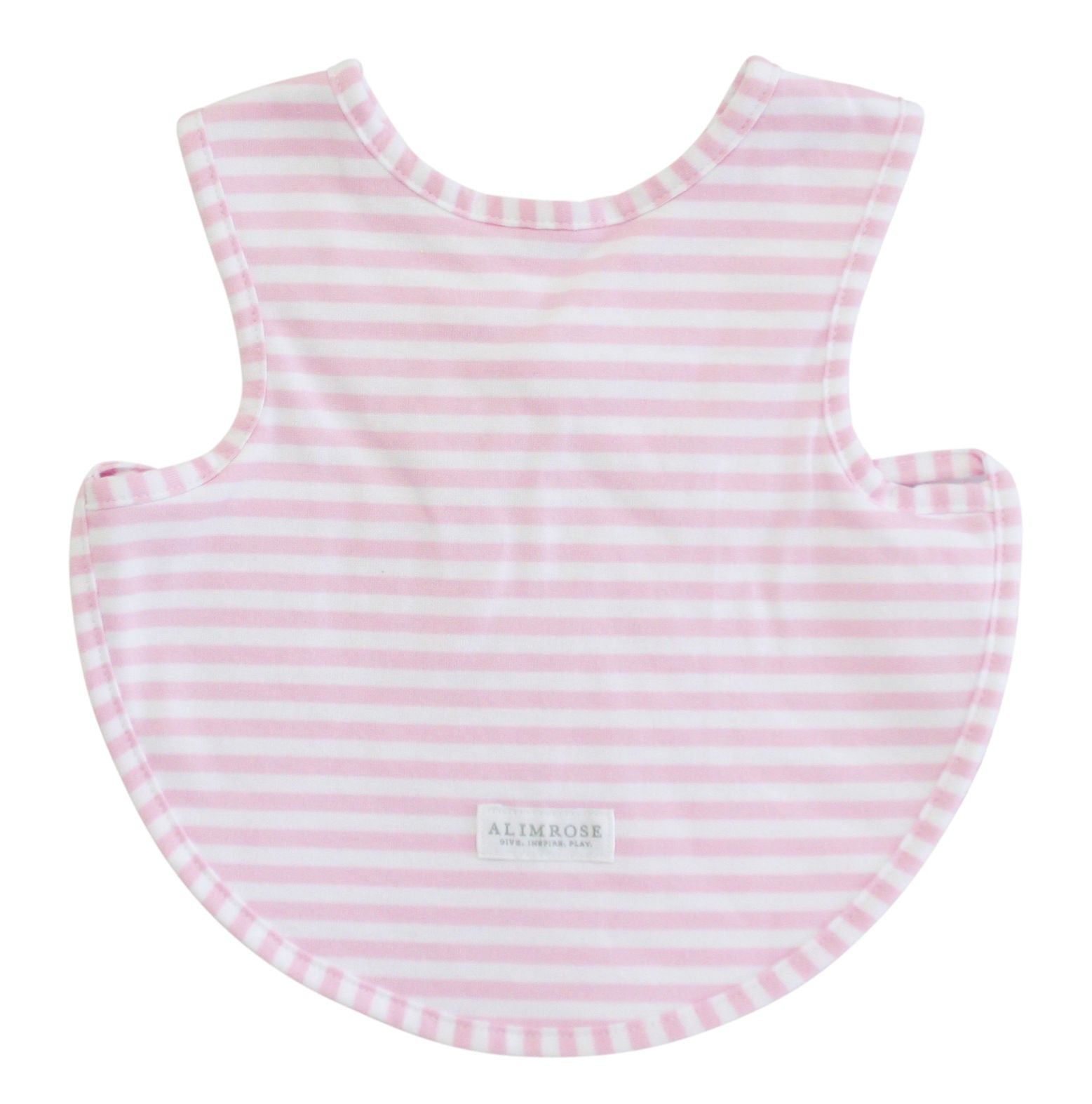 Pink Stripe Arm Hole Bib